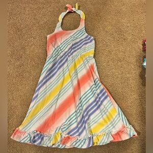 Gymboree Colorful Striped Halter Dress